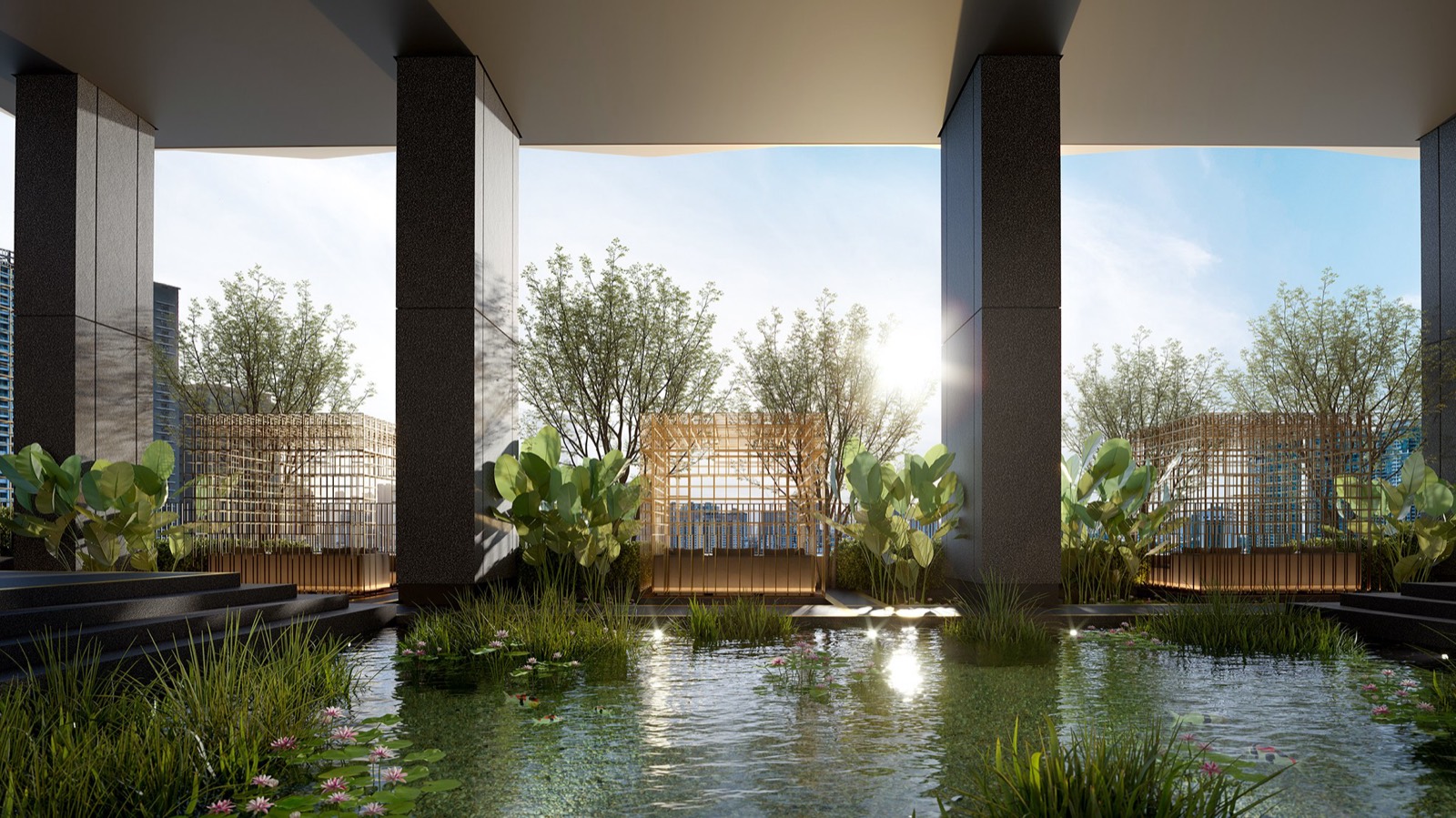 Bio pond at Divine KLCC