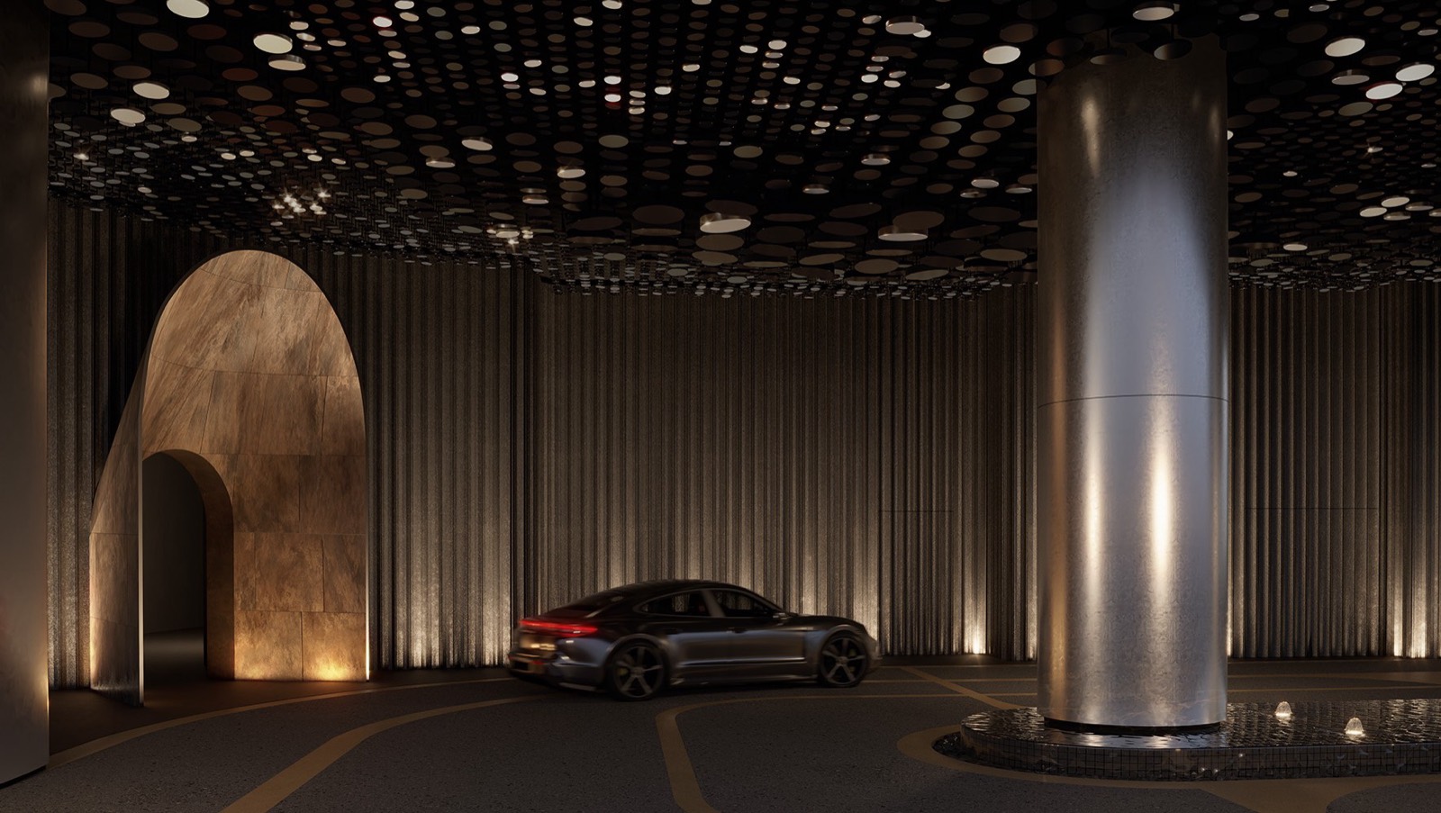 Grand drop-off porte-cochere at Divine KLCC