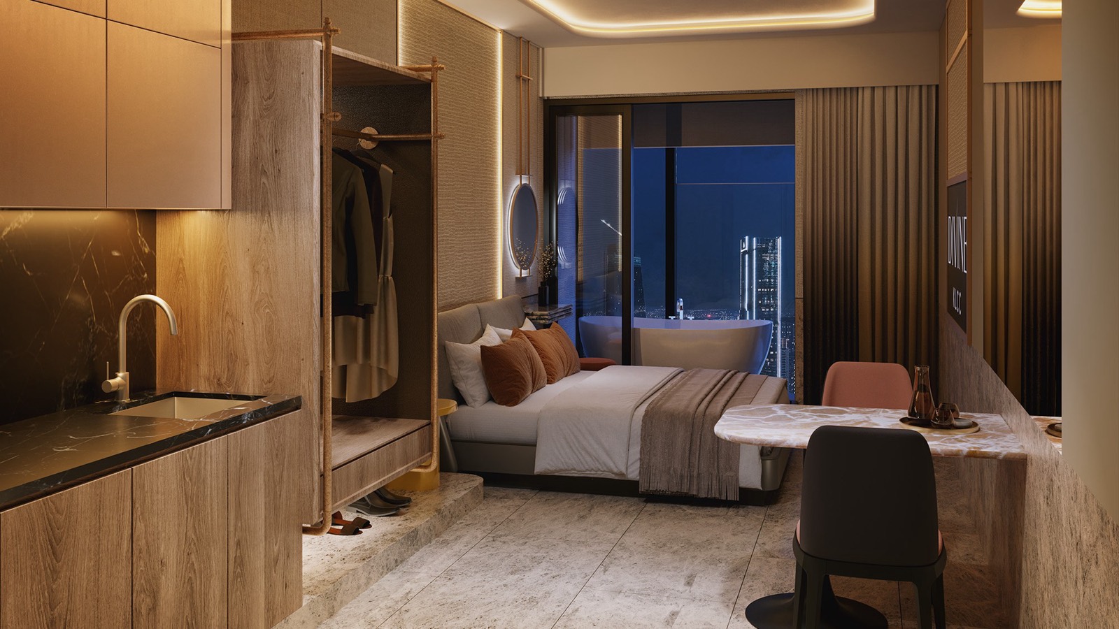 Divine KLCC smart-home show unit, light theme